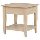  Coaster Furniture Lindenton 722757 1-drawer Wood Occasional End Table - Blonde IMAGE 4