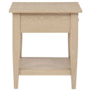  Coaster Furniture Lindenton 722757 1-drawer Wood Occasional End Table - Blonde IMAGE 7