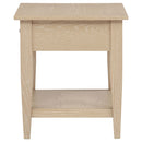  Coaster Furniture Lindenton 722757 1-drawer Wood Occasional End Table - Blonde IMAGE 8