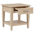  Coaster Furniture Lindenton 722757 1-drawer Wood Occasional End Table - Blonde IMAGE 9