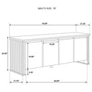  Coaster Furniture Adina 722933 70-inch TV Stand Media Console  - Distressed Light Brown IMAGE 9