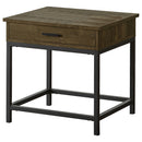  Coaster Furniture Byers 723778-S2 2-piece Lift Top Coffee and End Table Set - Brown Oak IMAGE 3
