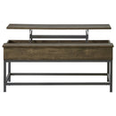  Coaster Furniture Byers 723778-S2 2-piece Lift Top Coffee and End Table Set - Brown Oak IMAGE 4