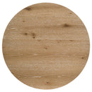  Coaster Furniture Kessler 735988 Round Sculptural Wood Coffee Table - Light Oak IMAGE 5