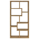  Coaster Furniture Theo 800515 71-inch 6-shelf Bookshelf - Mango IMAGE 9