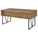  Coaster Furniture Analiese 801851 63-inch 4-drawer Writing Desk - Mango IMAGE 7