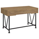  Coaster Furniture Analiese 802001 47-inch 3-drawer Writing Desk - Mango IMAGE 10