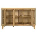  Coaster Furniture Ervine 950460 3-Door Rope Panel Sideboard Accent Storage Cabinet - Natural IMAGE 12