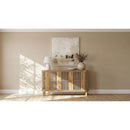  Coaster Furniture Ervine 950460 3-Door Rope Panel Sideboard Accent Storage Cabinet - Natural IMAGE 5