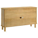  Coaster Furniture Ervine 950460 3-Door Rope Panel Sideboard Accent Storage Cabinet - Natural IMAGE 6