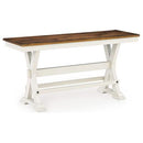  Signature Design by Ashley Brinfern PCD628-09 Large Counter Bench IMAGE 1