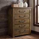  Coaster Furniture Doherty 5-Drawer Chest 225165 IMAGE 2