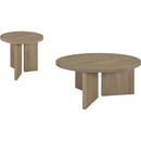  Coaster Furniture Aragon Occasional Table Set 706678-S2 IMAGE 2