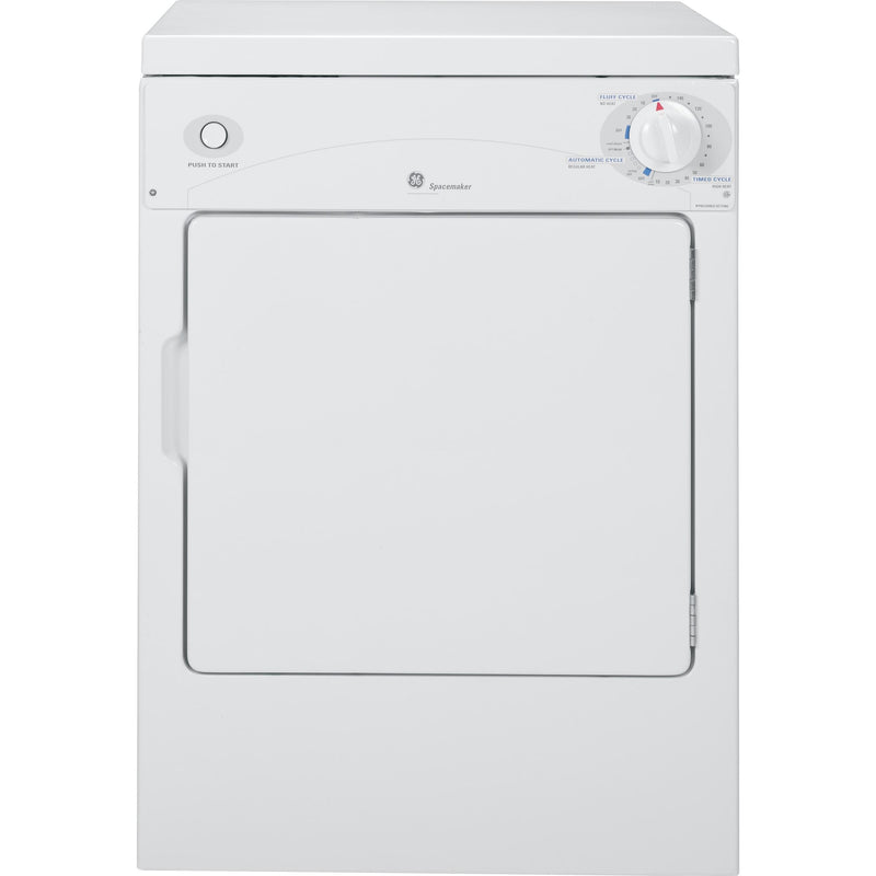 GE 3.6 cu. ft. Electric Dryer DSKP333ECWW IMAGE 1