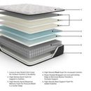 M40631 Elite Springs Plush Queen Mattress Ashley 5/0