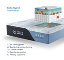 500430828-1050ARH 5/0 21 ARCTIC PREM HYB PLUSH ZP QUEEN MATTRESS