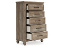B2710-245 Ashley Yarbeck Five Drawer Chest