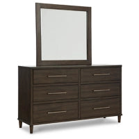 B374-31/36 Ashley Wittland/Brown Dresser and Mirror Closeout