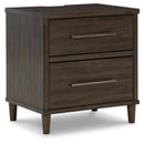 B374-92 Ashley Wittland/Brown Two Drawer Night Stands