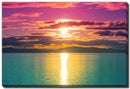 D4357-2228 Streamline Art Sunset over the Alaskan Coast 22x28
