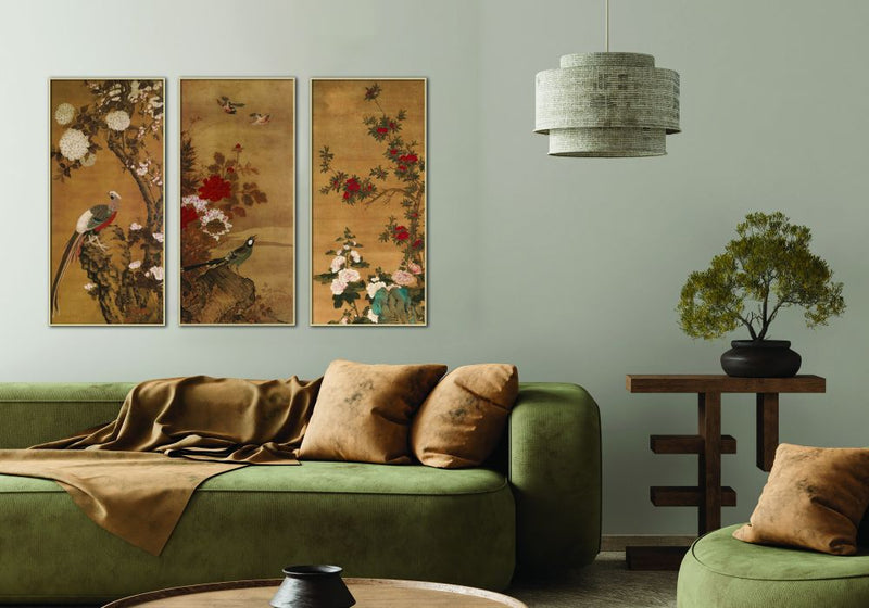 GAL25013 Streamline Art Songbirds and Blossoms 30x46