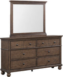 I07-453/462-COC-2 DRESSER/Mirror Oxford Collection by aspenhome - Cocoa Finish