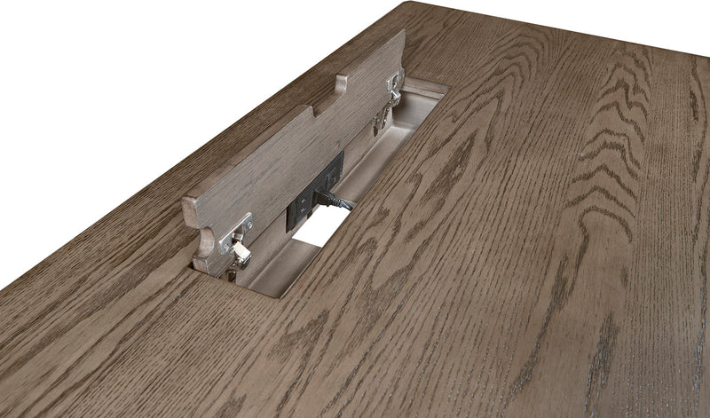 I248-360T-SLT/IUAB-301-1 AspenHome Adj. Desk Base w/ 60" Adj. Lift Desk Top (HOI display behind the counter)