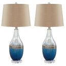 L430514-Ashley Glass Table Lamp/ Set of 2
