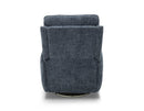3PHL-1490 1114-45 Barcalounger Maben Maze Denim Trip 3P Swivel Recliner