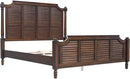1106/1116/1121-0158 Cottage Creek Nantucket King Panel Bed - All Spice