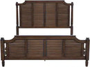 1106/1116/1121-0158 Cottage Creek Nantucket King Panel Bed - All Spice