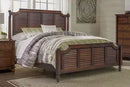 1106/1116/1121-0158 Cottage Creek Nantucket King Panel Bed - All Spice