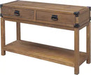 67458-0876 Cottage Creek Summit Console Table (Chestnut)