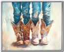 WBG25146 Streamline Art It's All About the Boots 24x30