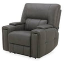 6463P/97314  Revive by Southern Motion  Leather Triple PWR  WallSaver Recliner  Oasis COAL