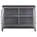 951839 Coaster Accent Cabinet, Brushed BLK/GREY *OTF*