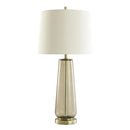 L334140 StyleCraft Home Collection Dusk Amber Glass Table Lamp