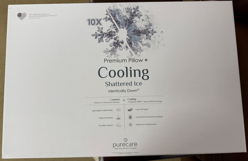 PCFRIOJ631 PURECARE COOLING SHATTERED ICE JUMBO PILLOW