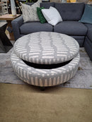 A002362XXX Jonathan Louis Large Round Storage Ottoman Otf