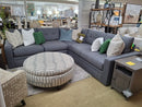 A002362XXX Jonathan Louis Large Round Storage Ottoman Otf