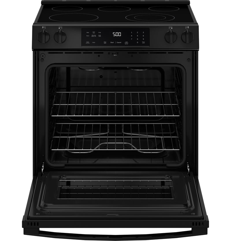 GRS500PVBB-SA078920 GE® ENERGY STAR® 30" Slide-In Electric Range with Crisp Mode