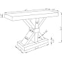 951091 Coaster Console Table